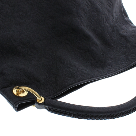 Louis Vuitton Artsy MM Noir Black Leather One-Shoulder Amplant - Picture 5 of 8